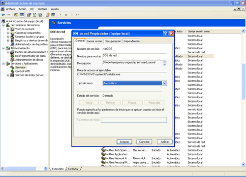 Establecer comunicación con otros equipos de tu red 2 DDE de red