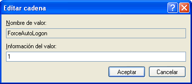 Obligar a un inicio de sesión automático