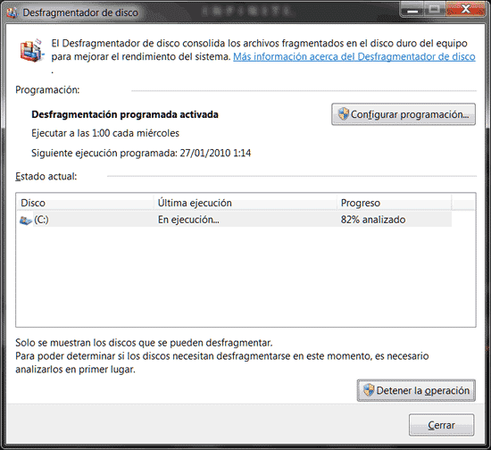Desfragmentador disco
