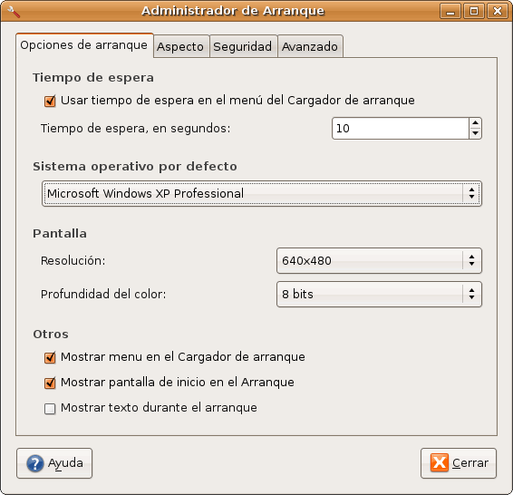 Administrador de arranque