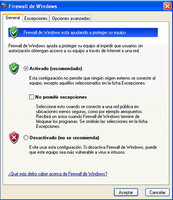 Firewall de Windows