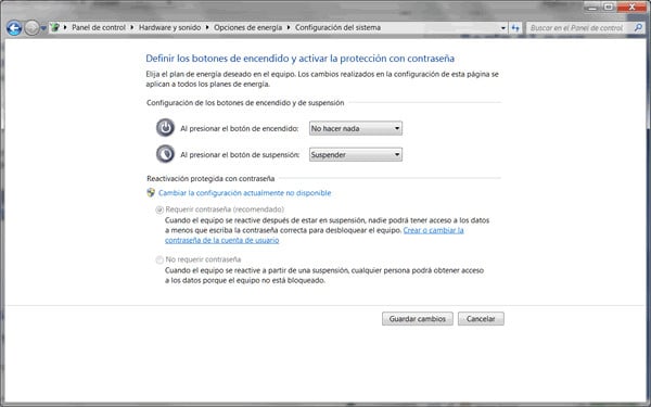 Definir botones