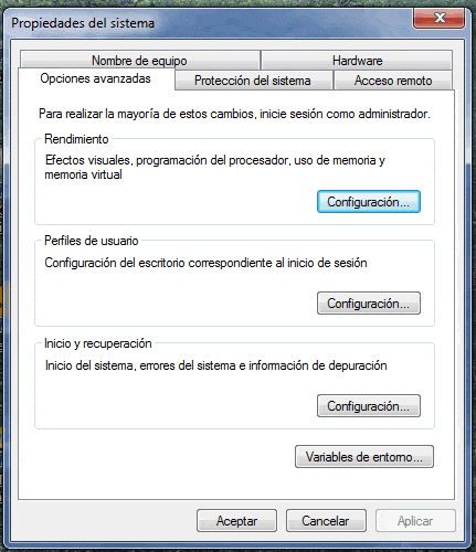 Rendimiento