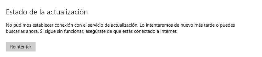 Estado de la actualización